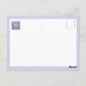 紫の楽園 ポストカード (裏面)