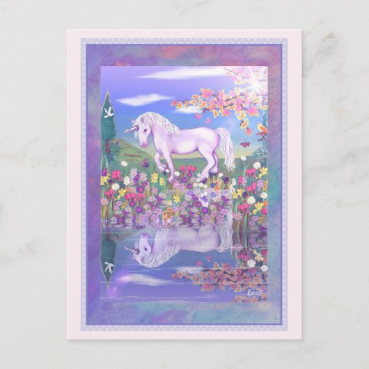 紫の楽園 ポストカード (正面)