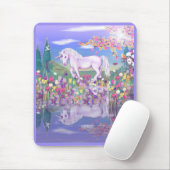 紫の楽園 マウスパッド (マウス)