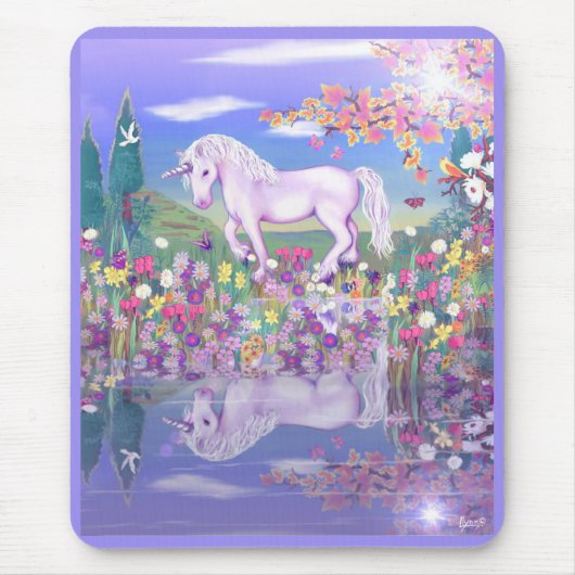 紫の楽園 マウスパッド (正面)