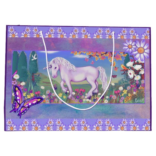 紫の楽園 ラージペーパーバッグ (裏面)