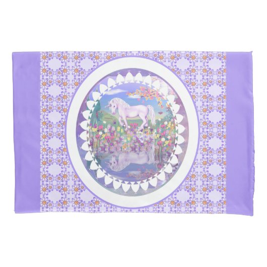 紫の楽園 枕カバー (正面)