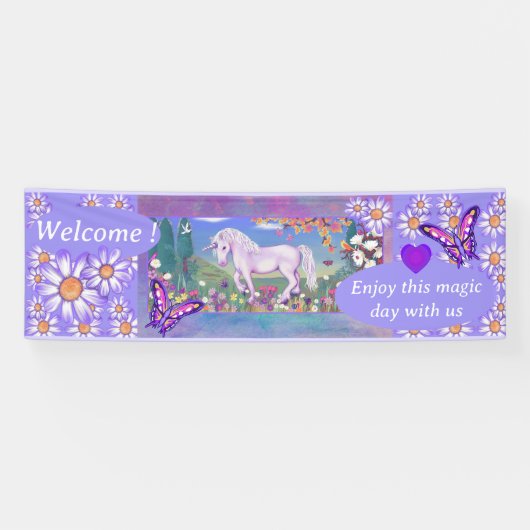 紫の楽園 横断幕 (横)