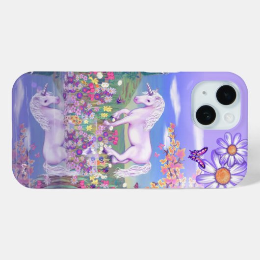 紫の楽園 Case-Mate iPhoneケース (裏面 (横))