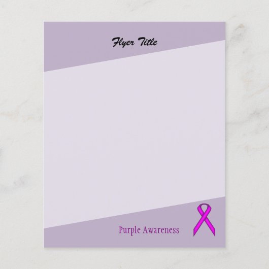 紫の標準リボン チラシ (裏面)