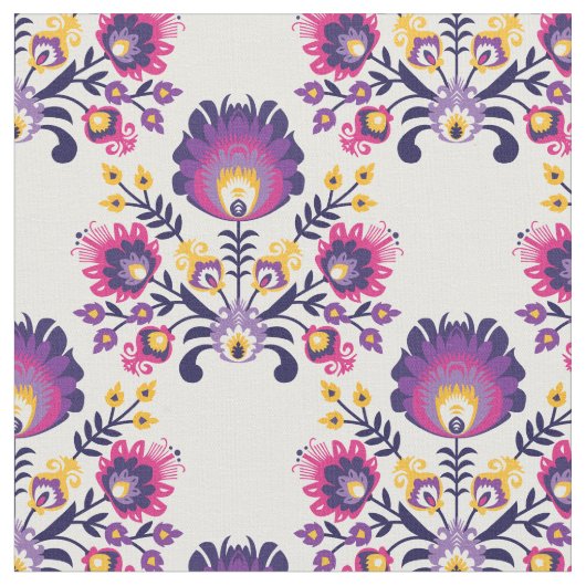 紫の民俗構成2 ファブリック (クローズアップ)