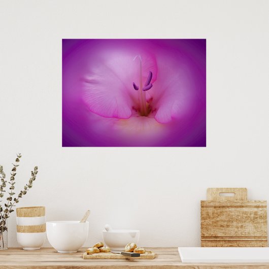 紫の気分 ポスター (キッチン)