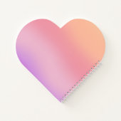 紫の水彩書 ノートブック (裏面)