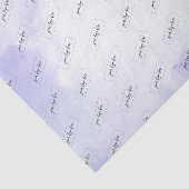 紫の水彩洗浄カスタムビジネスロゴ 薄葉紙 (詳細)