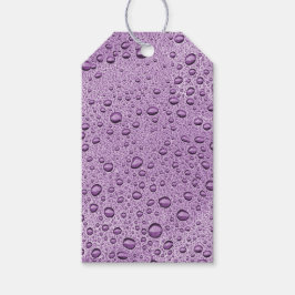 紫の水滴 ギフトタグ