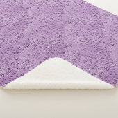 紫の水滴 シェルパブランケット (3/4)