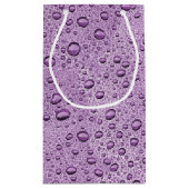 紫の水滴 スモールペーパーバッグ (裏面)