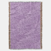 紫の水滴 スローブランケット (正面縦)