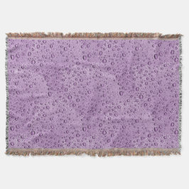 紫の水滴 スローブランケット