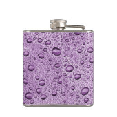 紫の水滴 フラスク (裏面)