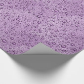 紫の水滴 ラッピングペーパー (角)