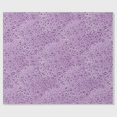 紫の水滴 ラッピングペーパー (フラット)