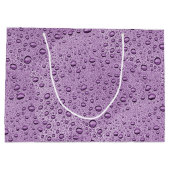 紫の水滴 ラージペーパーバッグ (裏面)