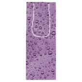 紫の水滴 ワインギフトバッグ (正面)