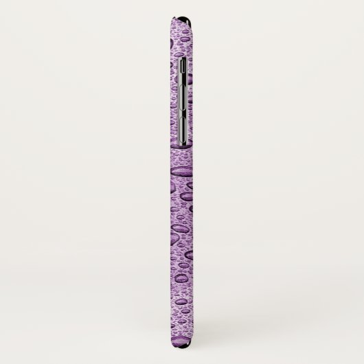 紫の水滴 Case-Mate iPhoneケース (裏面/左)