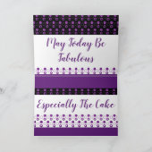 紫の水玉模様 カード (内部)