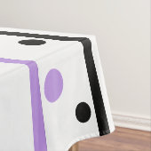 紫の水玉模様 テーブルクロス (インサイチュ)