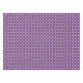 紫の水玉模様 テーブルクロス (正面(横))
