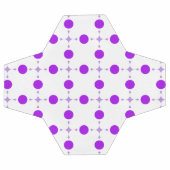 紫の水玉模様、水玉模様パターン、ドット点々のある、 サッカーボール (フラット)