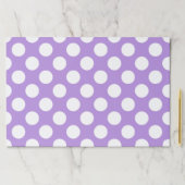 紫の水玉模様、水玉模様パターン、ドット点々のある、 ペーパーパッド (インサイチュ)