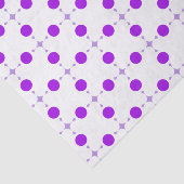 紫の水玉模様、水玉模様パターン、ドット点々のある、 薄葉紙 (詳細)