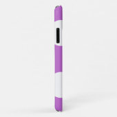 紫の水玉模様、水玉模様パターン、ドット点々のある、 Case-Mate iPhoneケース (裏面/右)