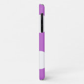 紫の水玉模様、水玉模様パターン、ドット点々のある、 Case-Mate iPhoneケース (裏面/左)