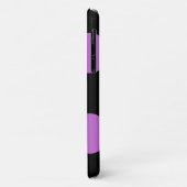 紫の水玉模様、水玉模様パターン、ドット点々のある、 Case-Mate iPhoneケース (裏面/左)