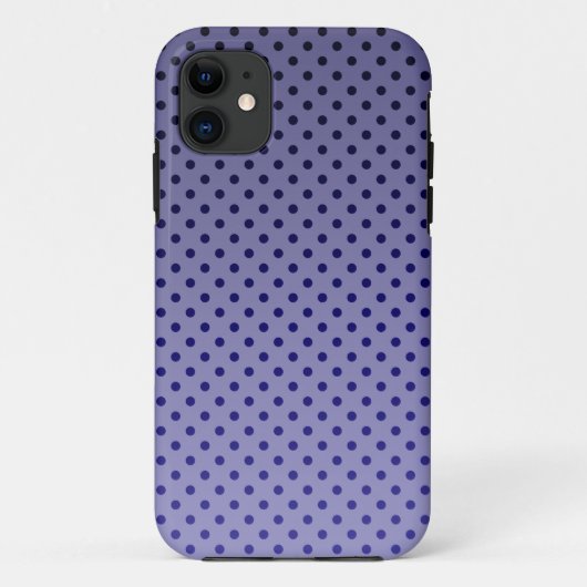 紫の水玉 Case-Mate iPhoneケース (裏面)