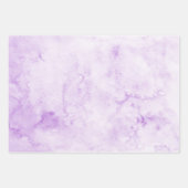 紫の水色エレガント ラッピングペーパーシート (正面3)