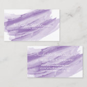 紫の水色 名刺 (正面/裏面)