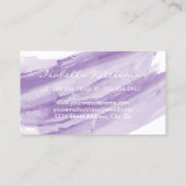 紫の水色 名刺 (裏面)