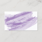 紫の水色 名刺 (正面)