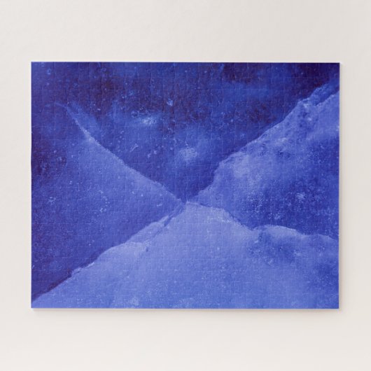 紫の氷は不可能な大人 ジグソーパズル (横)