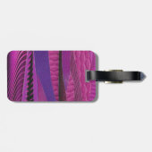紫の波 ラゲッジタグ (裏面横)