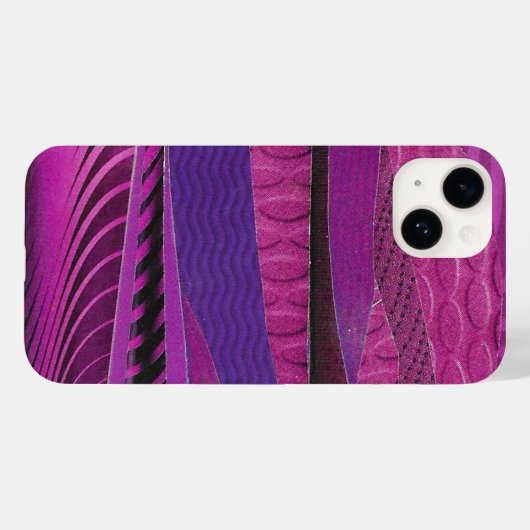 紫の波 Case-Mate iPhoneケース (裏面 (横))
