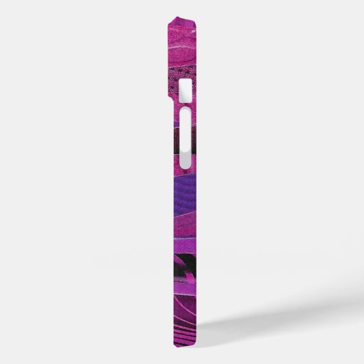 紫の波 Case-Mate iPhoneケース (裏面 / 左)