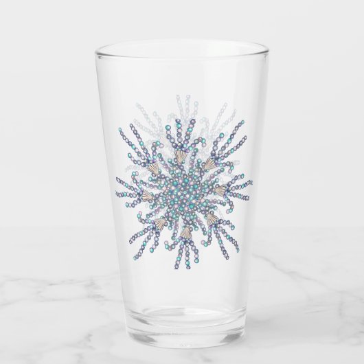 紫の海 タンブラーグラス (裏面)