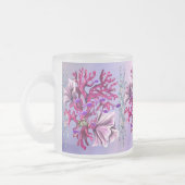 紫の海 フロストグラスマグカップ (左)