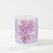 紫の海 フロストグラスマグカップ (中央)