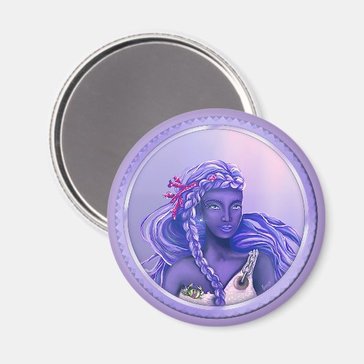 紫の海 マグネット (正面/裏面)