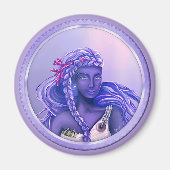 紫の海 マグネット (正面)