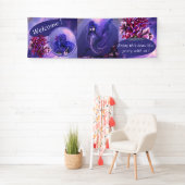 紫の海 横断幕 (インサイチュ)