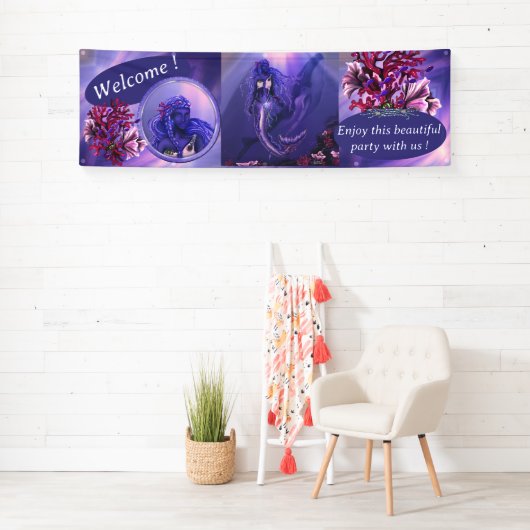 紫の海 横断幕 (インサイチュ)