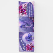 紫の海 横断幕 (縦)